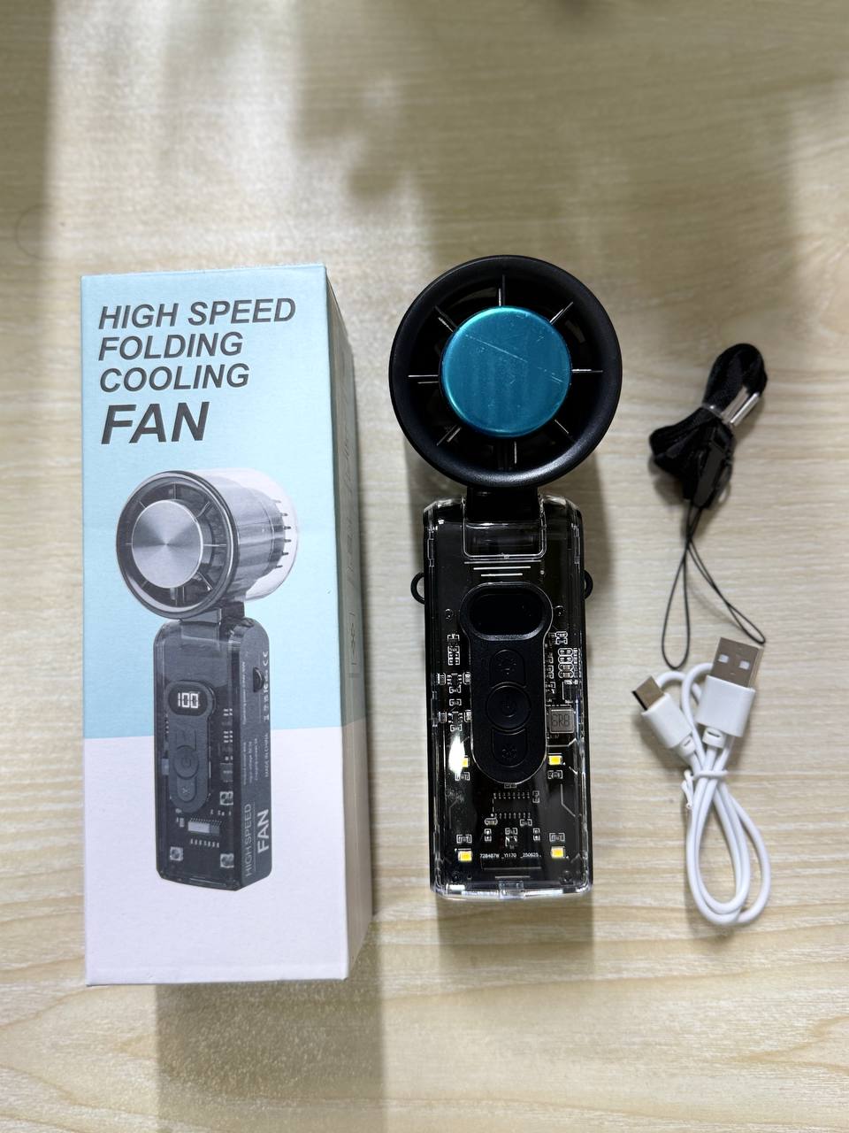 – Portable USB-Rechargeable with LED Display