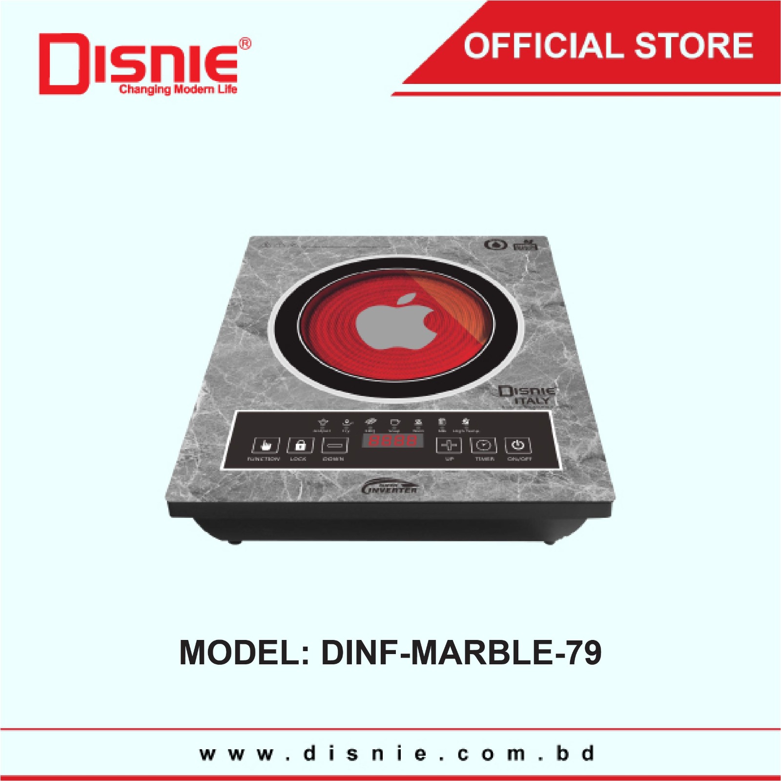 Disnie DI-INF-MARBLE-79 Marble Electric Infrared Cooker