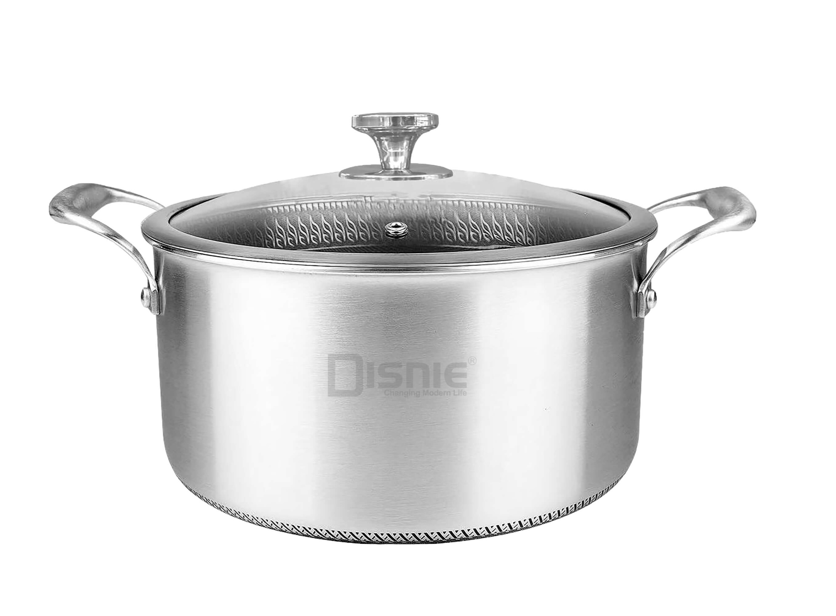 Disnie 36 cm SUS 316 Honeycomb Casserole With Lid