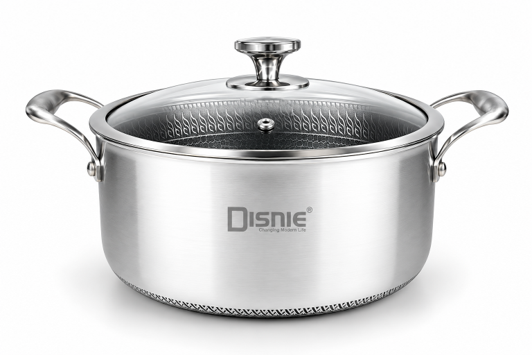 Disnie 30 cm SUS 316 Honeycomb Casserole With Lid